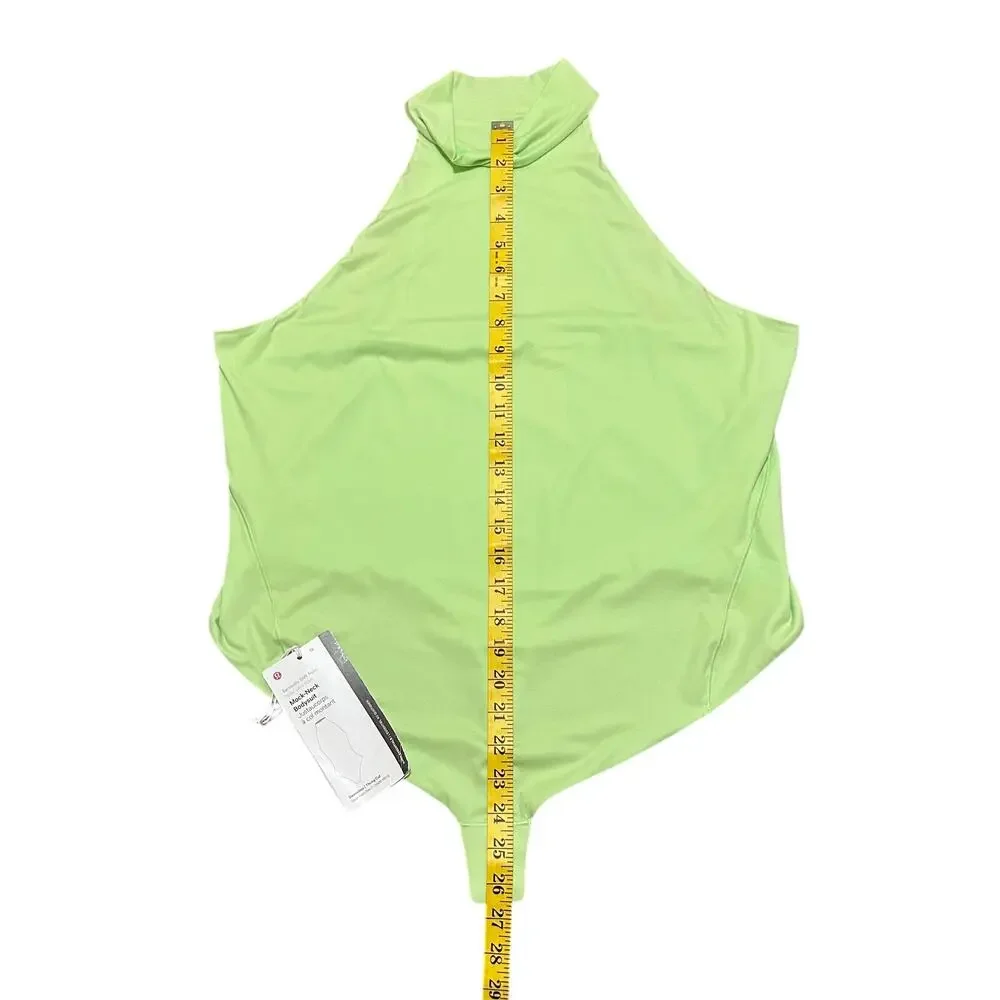 Lululemon Mock Neck Bodysuit Sleeveless Thong Cut Size 1X, Never Worn